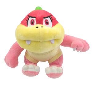 Super Mario Bros. Pom Pom Koopa Plush Stuffed Animal Toy 6 inch Nintendo